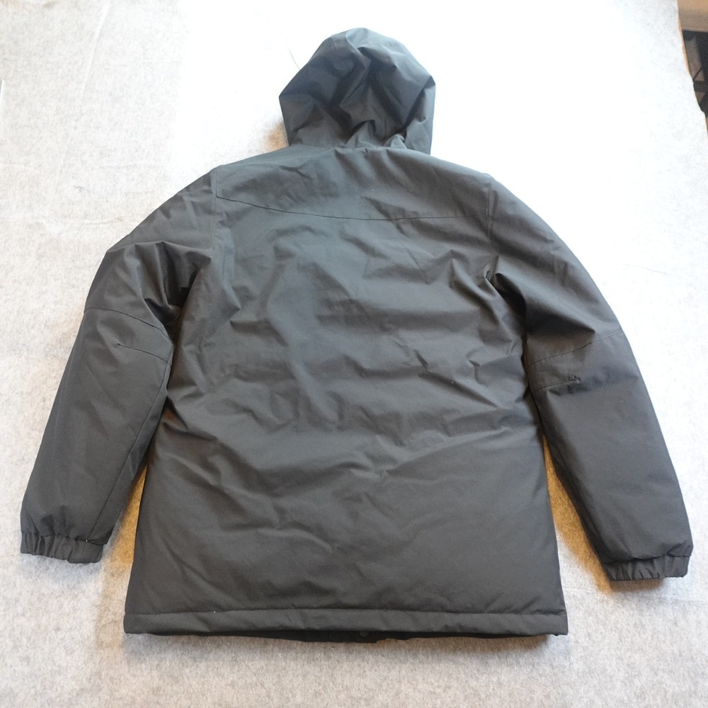 Noize Coat Mens Large Black Rafe Mid Length Parka Hooded Insulated Heavyweight - Picture 8 of 13